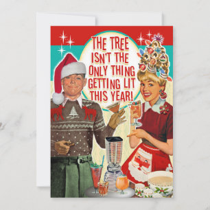 Invitación a la fiesta de Navidad 'Getting Lit' -