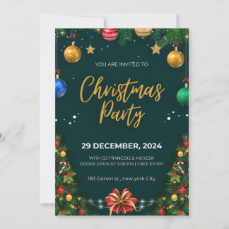 Invitación a la fiesta de Navidad, Invitación a la