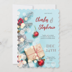 Invitación a la fiesta de Navidad, invitaciones de