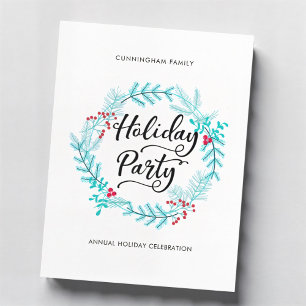 Invitación a la fiesta de Navidad Minimalista mode