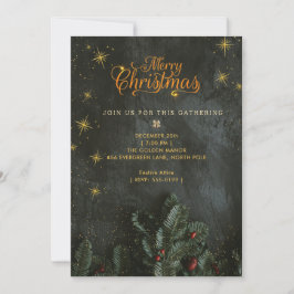 Invitación a la Fiesta de Navidad Negra con Estrel
