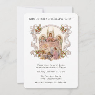 Invitación a la Fiesta de Navidad para la Celebrac