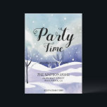 Invitación a la Fiesta de Navidad Winter Wonderlan<br><div class="desc">Prepárate para celebrar la magia de la temporada con nuestras Invitaciones Winter Wonderland. Ya sea que estés planeando una boda de invierno, una fiesta de cumpleaños nevada, un baby shower o cualquier otro evento especial, estas invitaciones establecerán el tono perfecto para tus festividades heladas. Celebremos la temporada con estilo y...</div>