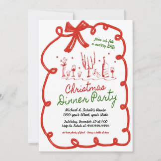 Invitación a la fiesta de navidades