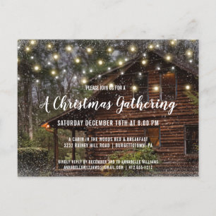 Invitación a la fiesta de Navidades de cabinas de