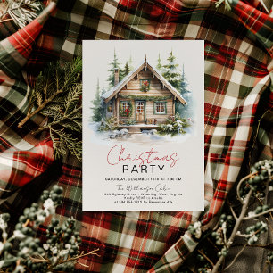 Invitación a la fiesta de Navidades de cabinas de 