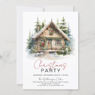 Invitación a la fiesta de Navidades de cabinas de 