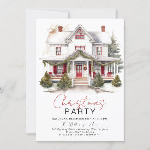 Invitación a la fiesta de Navidades de cabinas de 