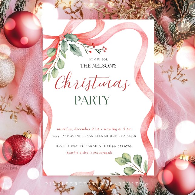 Invitación a la fiesta de Navidades de Holiday Hol (Subido por el creador)