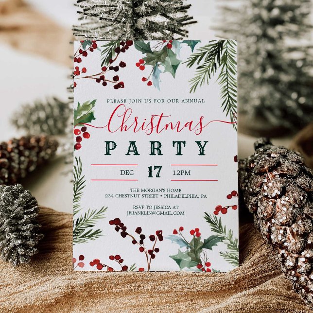 Invitación a la fiesta de Navidades de Holiday Hol (Subido por el creador)