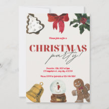 Invitación a la fiesta de Navidades de Holiday Hol