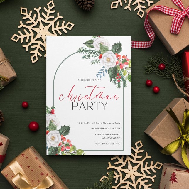 Invitación a la fiesta de Navidades de las flores  (Subido por el creador)