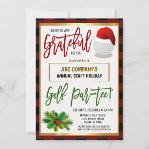 Invitación a la fiesta de navidades de vacaciones