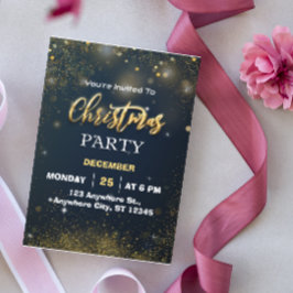 Invitación a la Fiesta de Navidades Elegantes de O