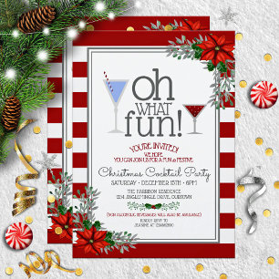 Invitación a la fiesta de Navidades festivos