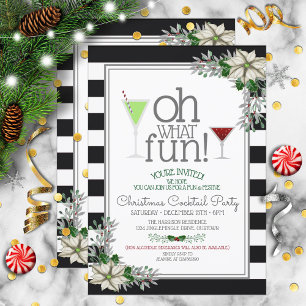 Invitación a la fiesta de Navidades festivos