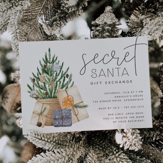 Invitación a la fiesta de navidades secretos (Subido por el creador)