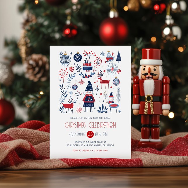 Invitación a la fiesta de Navidades temáticos de E (Subido por el creador)