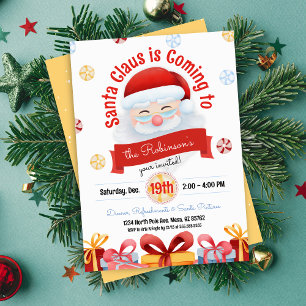 Invitación a la fiesta de Navidades temáticos de S