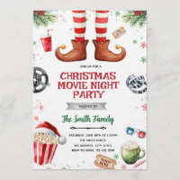 invitación a la fiesta de noche de película de due