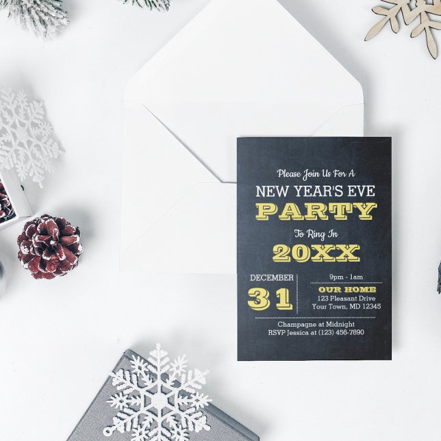 Invitación a la fiesta de Nochevieja de Oro de Cha (Subido por el creador)