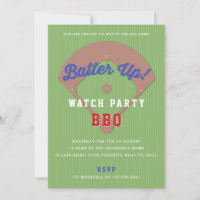 Invitación a la fiesta de observación de partidos 