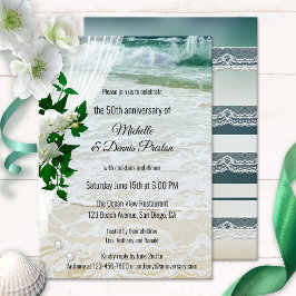 Invitación a la fiesta de Orquídea Beach and Lace 