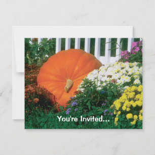 Invitación a la fiesta de otoño