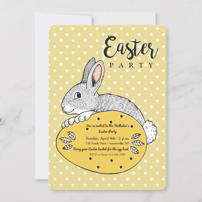 Invitación a la fiesta de Pascua (Anverso)