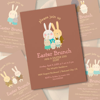 Invitación a la fiesta de Pascua de Personalizable