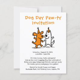 Invitación a la Fiesta de Patas del Día del Perro
