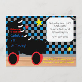 Invitación a la fiesta de patinaje sobre ruedas pa