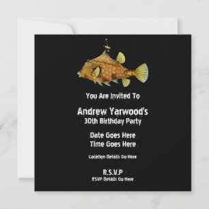 Invitación a la Fiesta de Peces Steampunk
