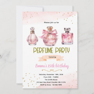 Invitación a la fiesta de perfumes