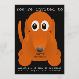 Invitación a la fiesta de perros de Suasage