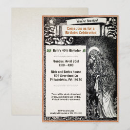 Invitación a la fiesta de Personalizable de época