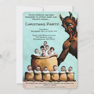 Invitación a la fiesta de Personalizable de Krampu
