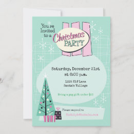 Invitación a la fiesta de Personalizable de Navida