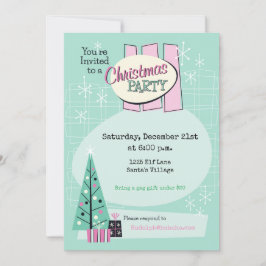 Invitación a la fiesta de Personalizable de Navida