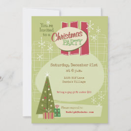 Invitación a la fiesta de Personalizable de Navida