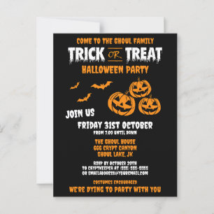 Invitación a la fiesta de Personalizable de trucos