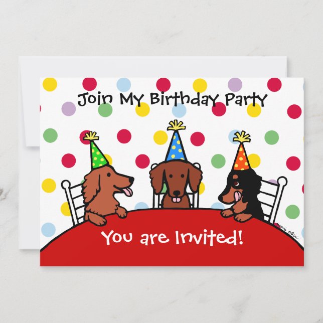 Invitación a la fiesta de Personalizado de cumplea (Anverso)