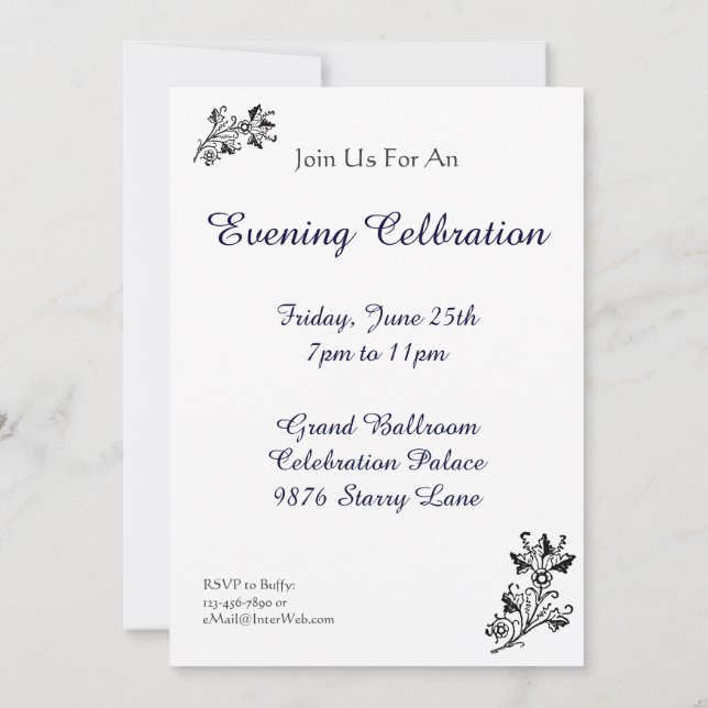 Invitación a la fiesta de Personalizado de Daisy D (Reverso)