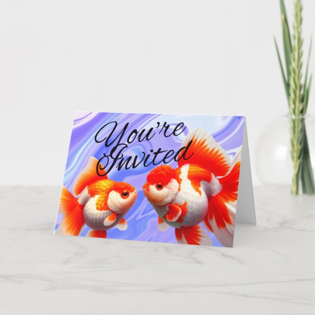 Invitación a la Fiesta de Pescado del Acuario de O (Anverso)