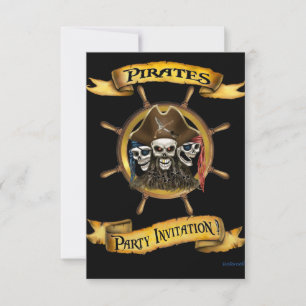 Invitación a la Fiesta de Piratas