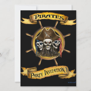 Invitación a la Fiesta de Piratas