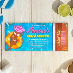 Invitación a la Fiesta de Piscina
