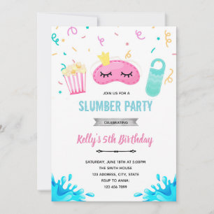 invitación a la fiesta de piscina de sueño en hote