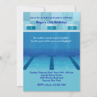 Invitación a la Fiesta de Piscina Olímpica