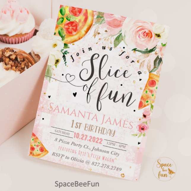 Invitación a la fiesta de pizza 1er cumpleaños inv (Subido por el creador)